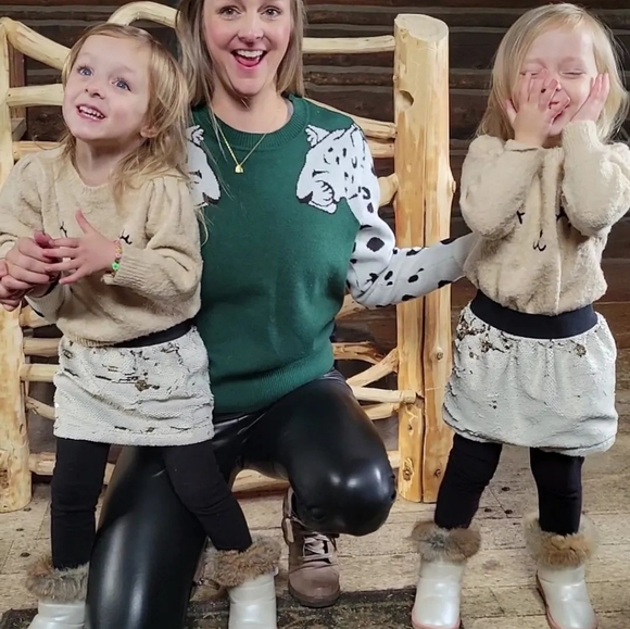 Bailey's Blossom Sequin Flip Skirt - Picture 4 of 4